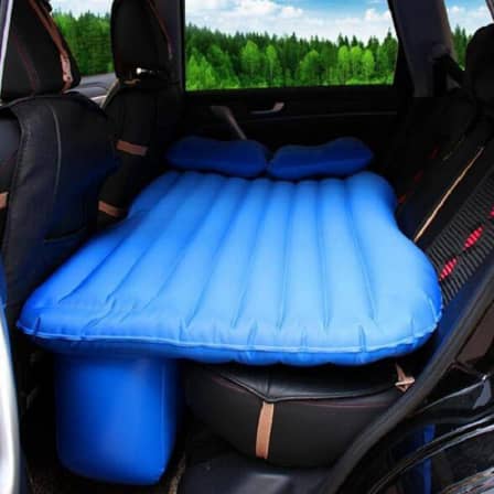 Car Back Seat Bed Inflatable Mattress_0