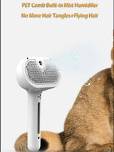 Load image into Gallery viewer, Dog/Cat Comb Self Cleaning Pets Hair Remover Brush with Comb Built-in Mist Humidifier_4
